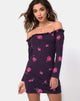 Imagen de Janelis Bodycon Dress in Evening Rose