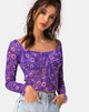 Imagen de Janina Top en Daisy Daze Morado