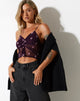 imagen de Jastri Top en Plum Daisy Embro