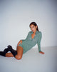 imagen de Javiera Mini Dress in Retro Tile Green\