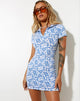 Imagen de Mini Vestido Jeeves en Love Checker Azul