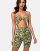 Imagen de Jepu Unitard en Zebra Fluro Green