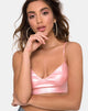 Imagen de Jessie Bralet Rosa bebé metalizado brillante