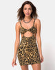 Imagen de Jezabel Cutout Dress in Leopard