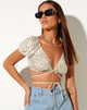 Imagen de Jiena Crop Top en Cebra Tonal