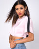 Imagen de Jiho Crop Top en Blush con raya negra
