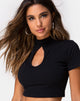 Imagen de Jiso Crop Top en negro