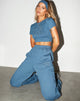 Imagen de Bungee Jogger en azul mineral Japanese Spirit Embro