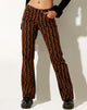 Imagen de Jopan Flare Trouser in Wavy Flower Marrón