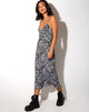 Imagen de Juvina Slip Dress in Classic Zebra