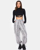 Imagen de Jubie Cargo Trouser en Charles Check Gris