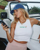 Imagen de Givas Crop Top en blanco Feelings Embro