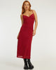 imagen de Kalana Maxi Dress in Red Flock Mesh