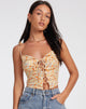 imagen de Kali Cami Top en Ditsy Tangerine