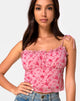 Imagen de Kalsi Top in Love Bloom Pink Flock