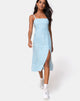 Imagen de Kaoya Midi Dress in Ditsy Rose Blue