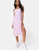 Imagen de Kaoya Midi Dress in Ditsy Rose Lilac