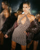 Imagen de MOTEL X IRIS Jouda Mini Vestido en Cadena Marrón Oscuro