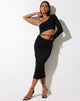 imagen de Kenzay Midi Dress in Lycra Black