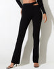 Imagen del pantalón Kharisma en rib negro