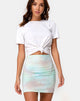 Imagen de la minifalda Kimmy en Tie Dye pastel