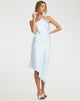 imagen de Kimora Midi Dress in Satin Ice Blue