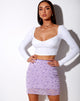 Imagen de Kinnie Minifalda en Love Bloom Flock Lila