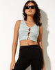 Imagen de Kitera Crop Top en Space Dye Verde