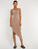 imagen de Kiyomi Midi Dress in Mocha