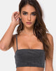 Imagen de Kozina Crop Top en purpurina plateada