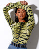 Imagen de Lali Crop Top en Tiger Full Khaki
