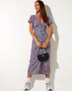 Imagen del vestido Larin Midi Dress in Lilac Blossom