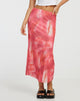 imagen de Lassie Maxi Skirt en rosa difuminado abstracto
