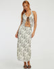 imagen de Rolam Cami Top en Butterfly Vine Flock White