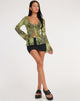 imagen de Leony Cardi en Mesh Cheetah Green