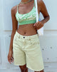 Imagen de Motel X Barbara Kristoffersen Loose Fit Denim Short en Sage