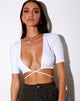 Imagen de Liena Top en Rib White