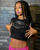 Imagen de Shrunken Tee in Black Utopia