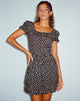 imagen de Lilibeth Mini Dress in Ditsy Floral Bronze