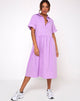 Imagen del vestido Lista Midi en lila
