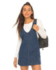 Imagen de Litton Pinafore Dress in Denim Indigo