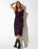 imagen de Lona Maxi Dress in Plum Daisy Embro
