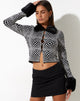 Imagen de Lorita Cardi en Monocromo Óptico Cuadrado Blanco y Negro