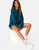 Imagen de Lotsun Jumper Dress in Snake Blue