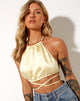 Imagen de Lovia Crop Top en satén Buttercream
