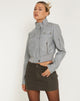 imagen de la Chaqueta Loviana en PU Gris Plata