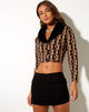 Imagen de Luila Cardi en Flor Ondulada Marrón