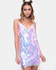Imagen de Luna Slip Dress in Opal Unicorn Sequin Pink