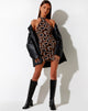 Imagen de Lyfa Mini Dress in Tonal Interlink Negro