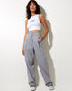 Imagen de Sakila Pantalones a cuadros pequeños Negro Gris